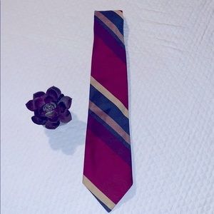 Polo by Ralph Lauren Red and Blue Striped Tie